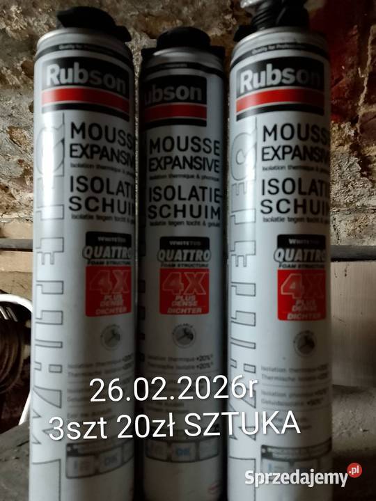 Pianki Izolacyjna Firmy RUBSON PODANA JEST