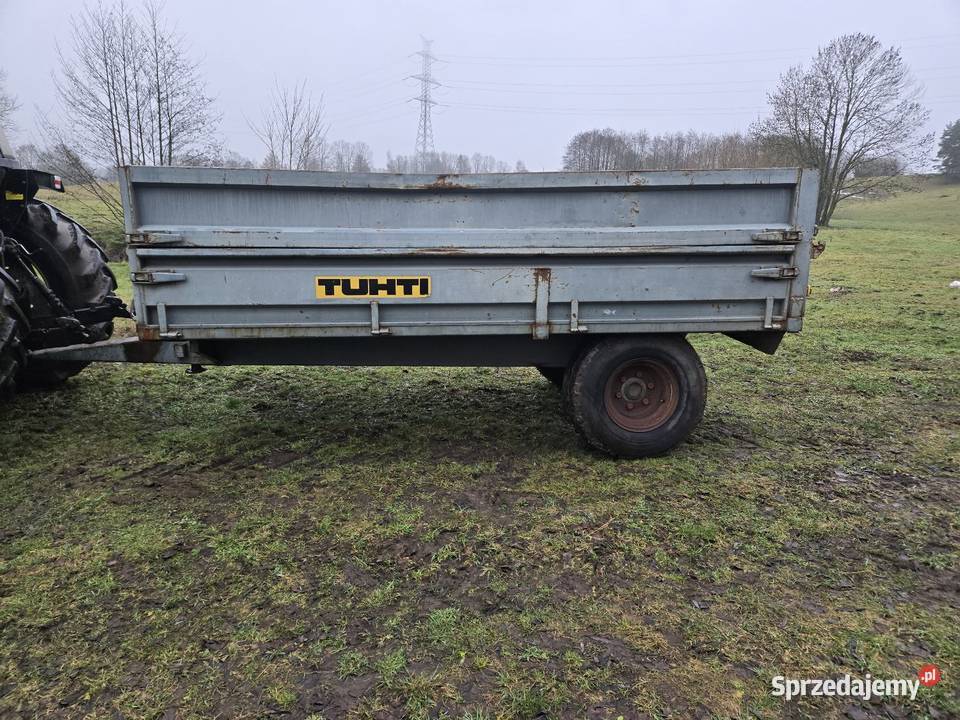 Tuhti M5 Przyczepa wywrotka 5ton podlaskie Szołtany
