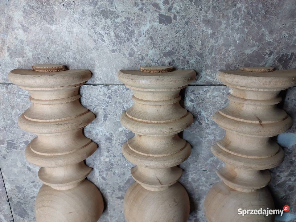 3 tralki elementy ozdobne obudowy zegara ślązak