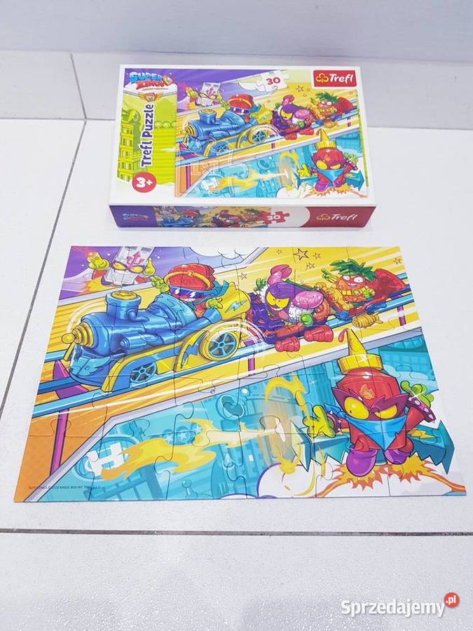 Edukacyjne puzzle Super Zings dzieci 3