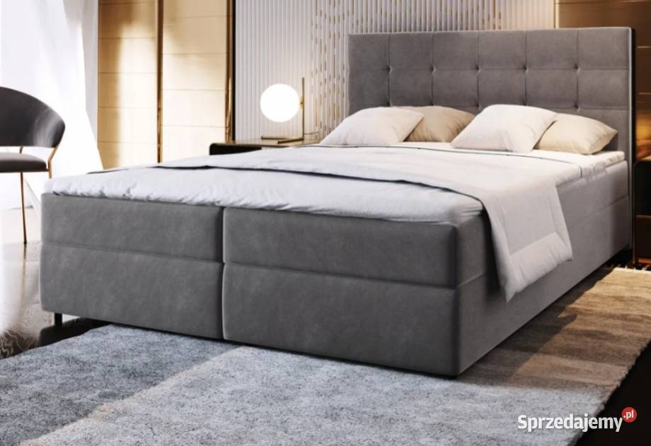 Prawie nowe łóżko tapicerowane 160x200 na