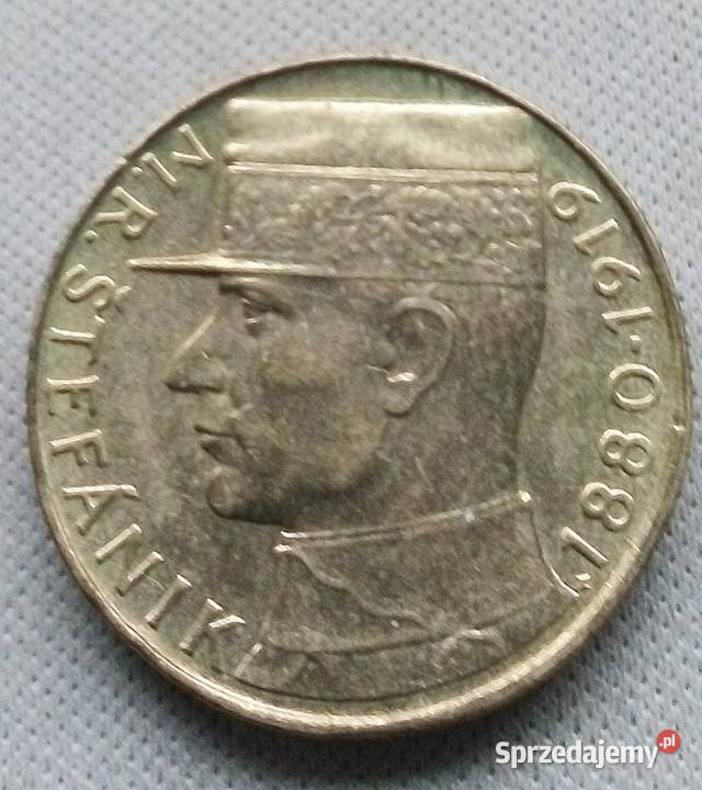 CZECHOSŁOWACJA10 KORON1991 r STEFANIK Numizmatyka mazowieckie Legionowo