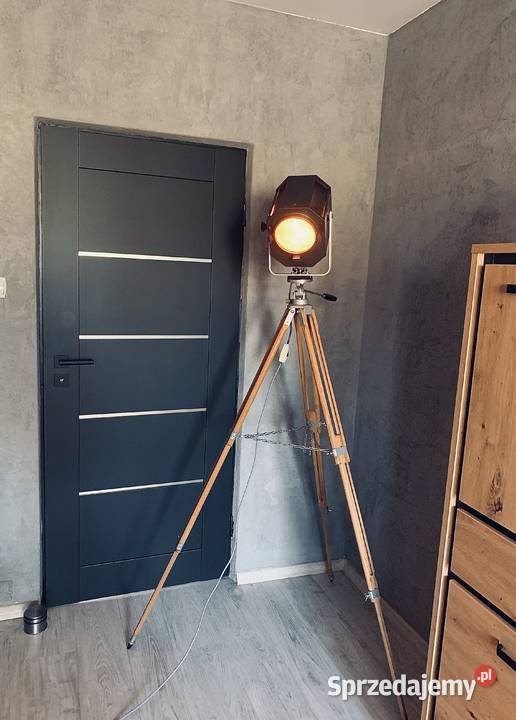 Lampa z PRL teatralna PRL loft vintage wielkopolskie