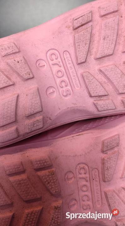 CROCS kalosze dziecięce rozmiar 3233 J1 różowe Dla Dziecka Jasień