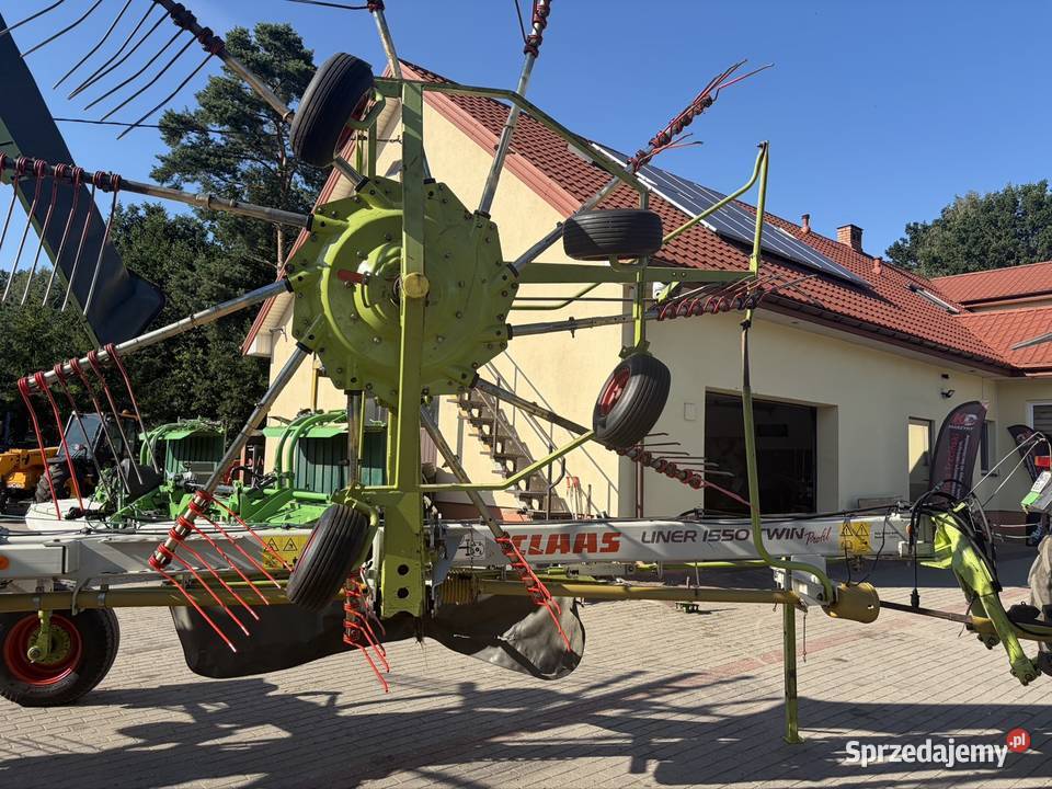 Zgrabiarka 2 karuzelowa do boku Claas Liner 1550 Zgrabiarki i przetrząsacze