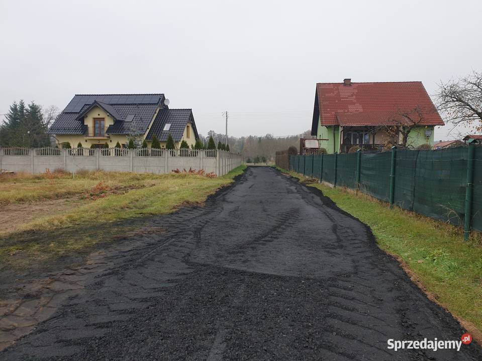 Szlaka żużel 25ton utwardzanie niwelacja terenu