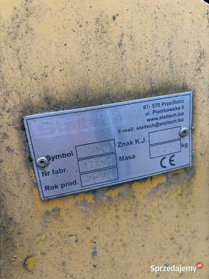 Brona talerzowa Staltech UH50 Agregaty warmińsko-mazurskie Nidzica