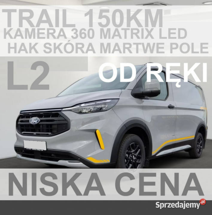 Ford Transit Custom Trail 150 L2 Matrix Led Szczecinek