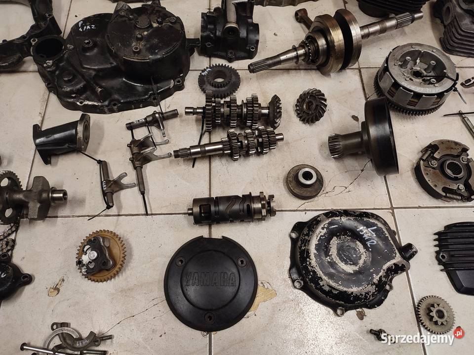 Yamaha YTM 200 silnik części TRI MOTO kapa wał