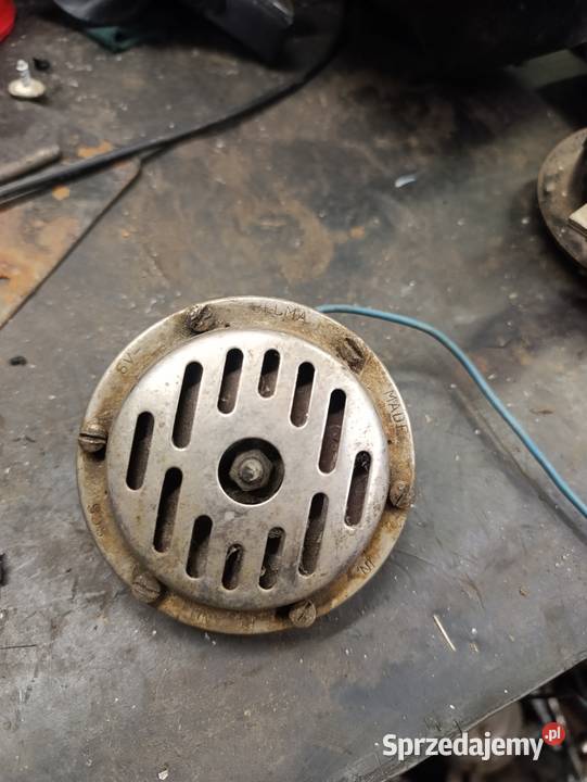 Klakson sygnał wsk B1 Wfm sprawny 125 SHL 175 Części i akcesoria motocyklowe Zamość