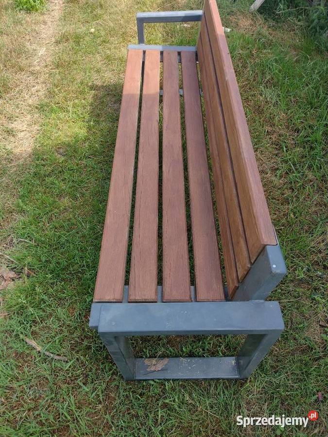 Ławka ogrodowa metaldrewno Wodzierady