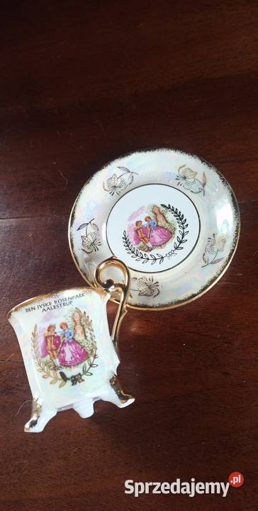 Filiżanka do espresso Na 3 nóżkach Scena dworska pomorskie Gdańsk