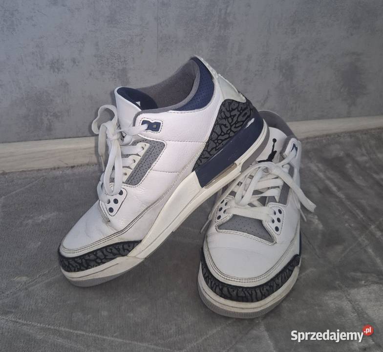 Buty chłopiec Jordan 3 Retro Midnight Navy 40 Łódź