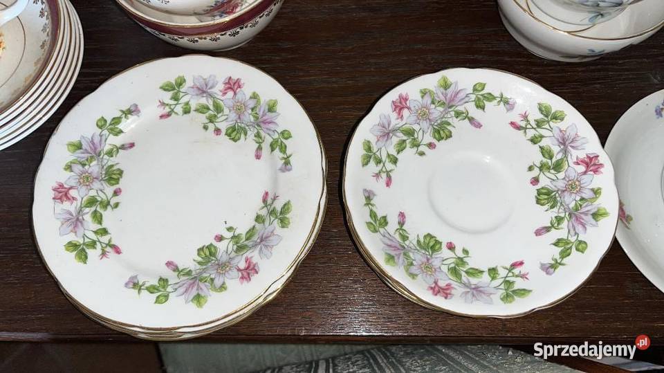 Serwis Columbine Esteb 1845 Royal Stafford Made Gdańsk