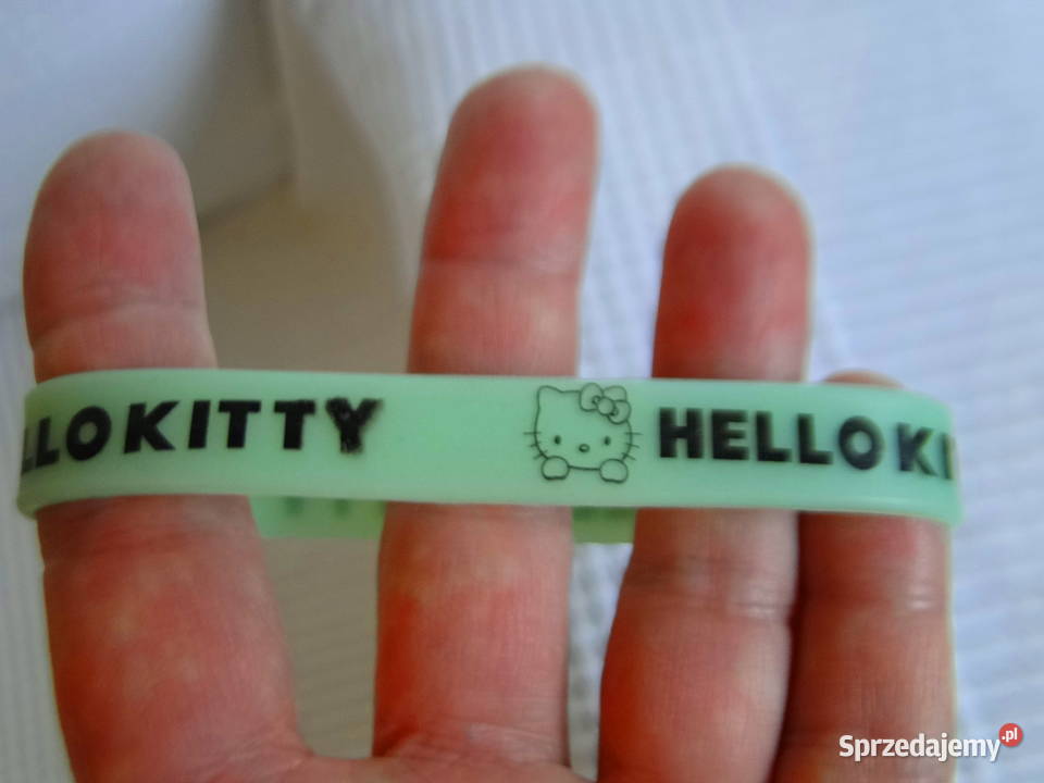 Oryginalna Hello Kitty bransoletka silikon Nowa