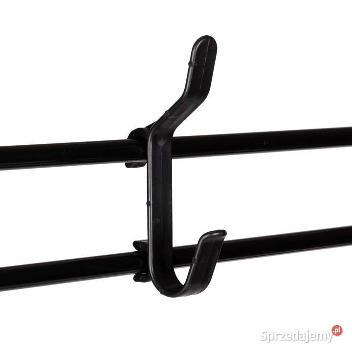 Stojący wieszak na ubrania z półkami czarny wielkopolskie Poznań sprzedam