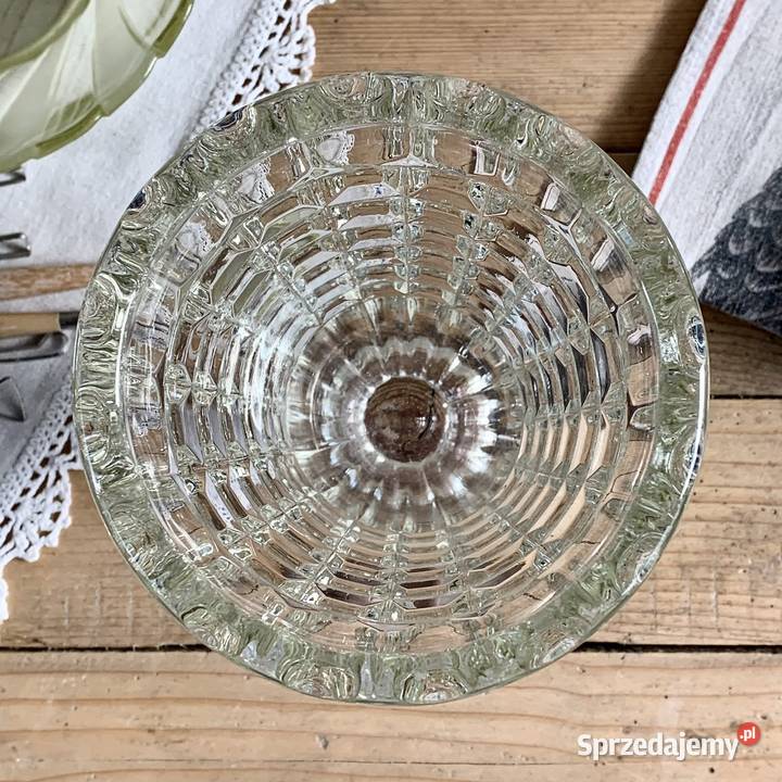 Wazon Hortensja H23201 szkło PRL Myszków