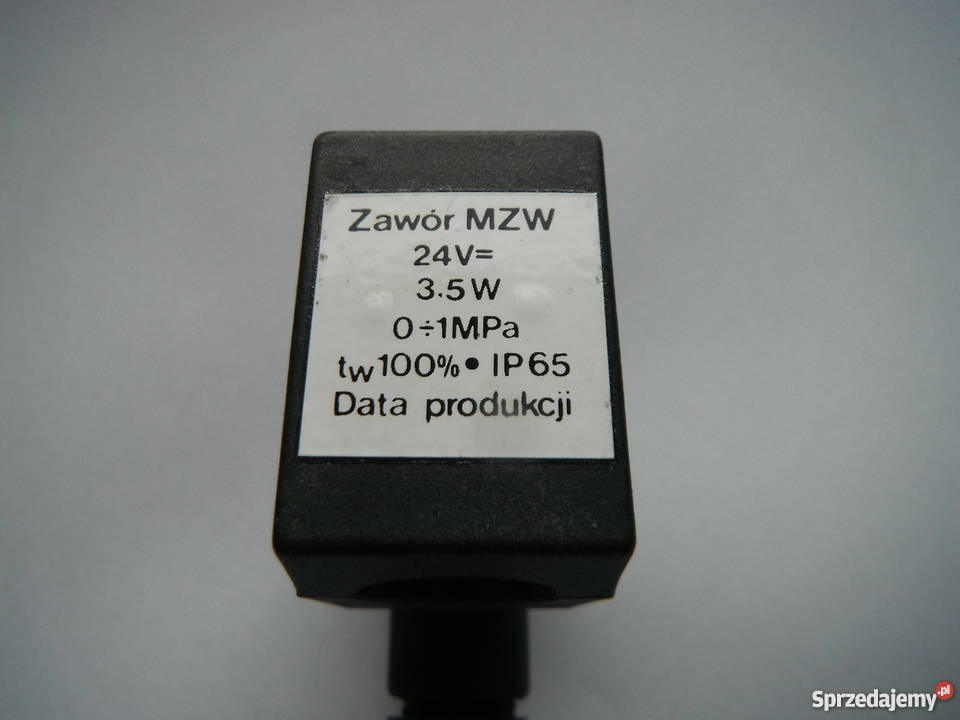 Cewka zaworu MZW DTE 24VDC 35W fi 9 mm IP65 Nowe Chlewiska