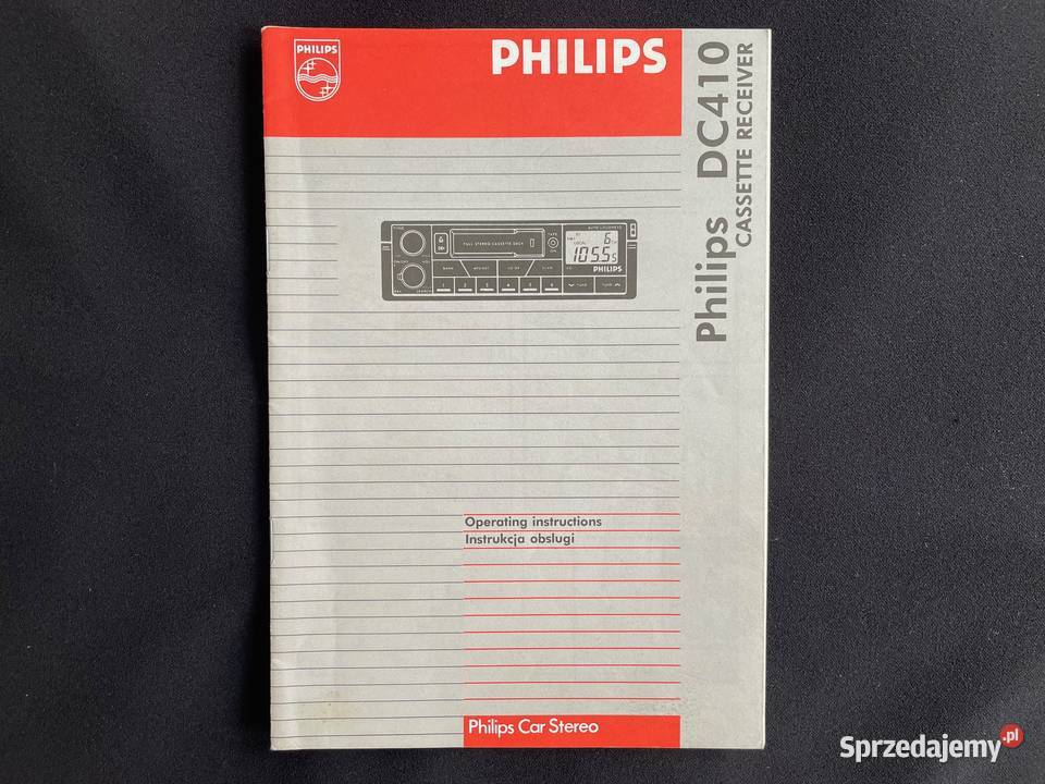 Radio samochodowe DC 410 Philips instrukcja