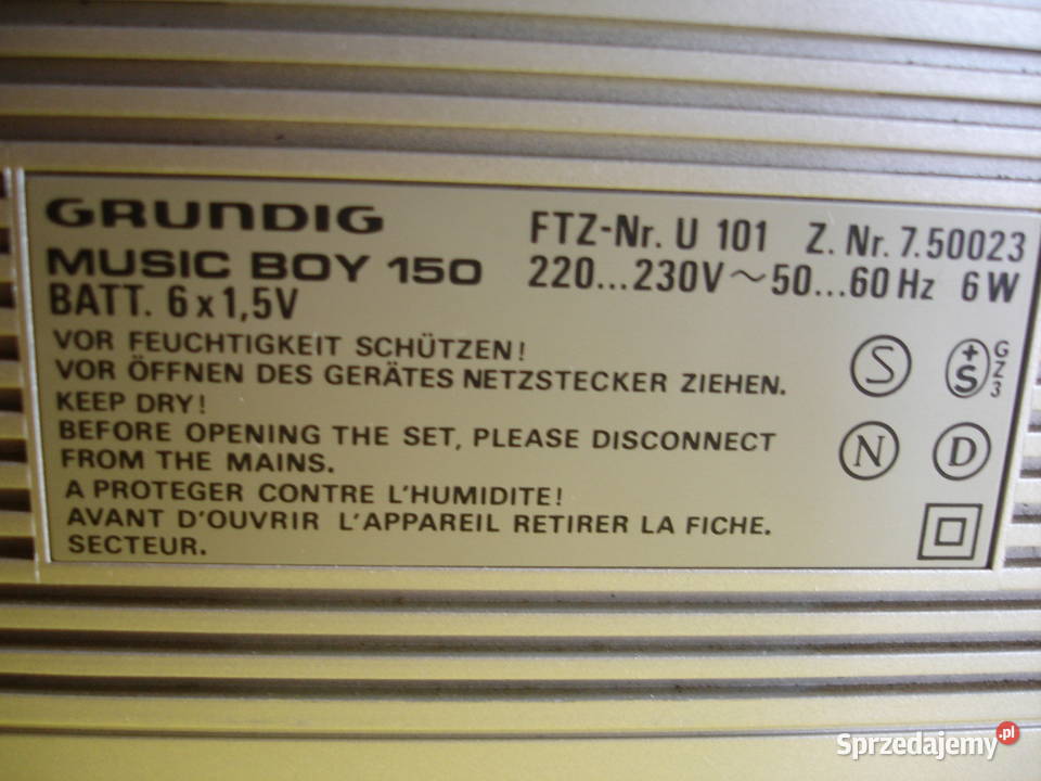 Radio GRUNDIG Music Boy 150 Zielona Góra