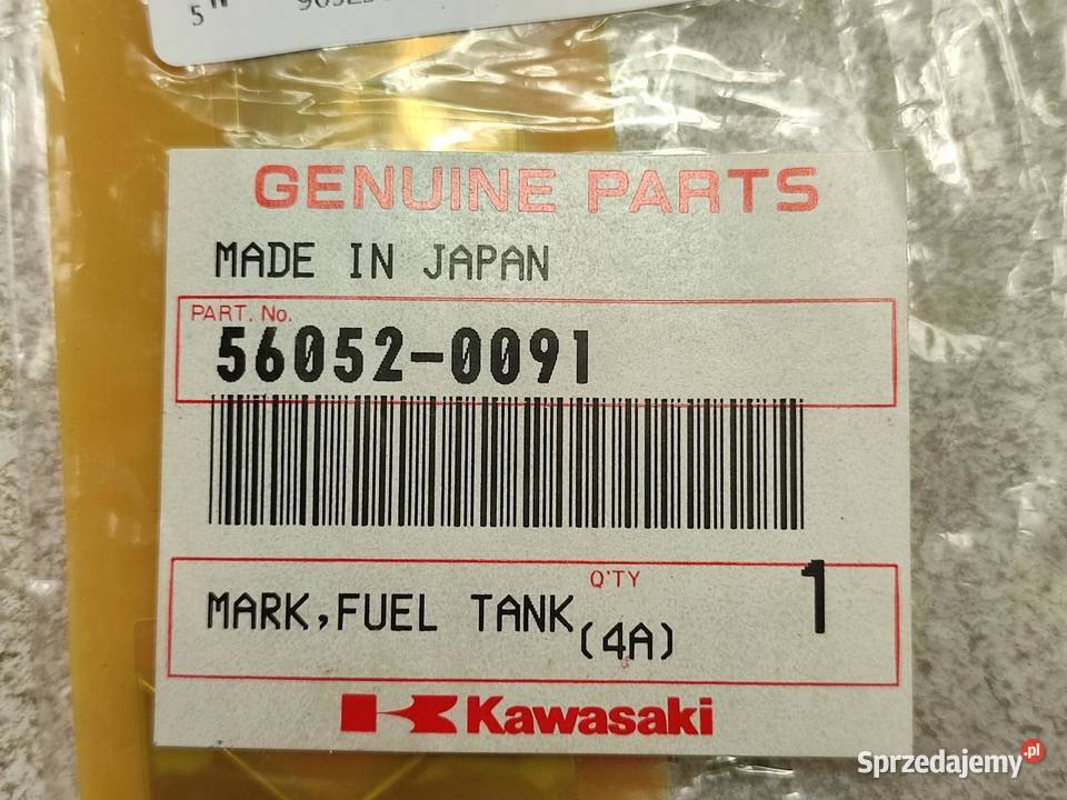 NAKLEJKA EMBLEMAT NA BAK PRAWA STR KAWASAKI lubelskie sprzedam