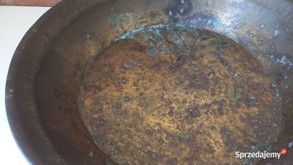 Miska metalowa mosiądzowana Taca 33 709 zachodniopomorskie Gawroniec