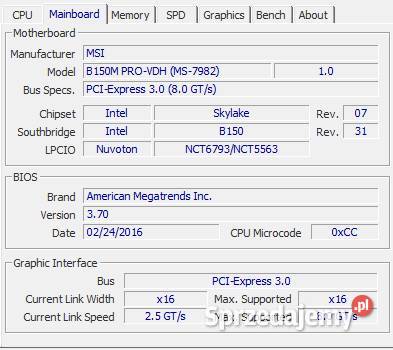 Komputer stacjonarny Intel core i5 6500 Nowe Dwory
