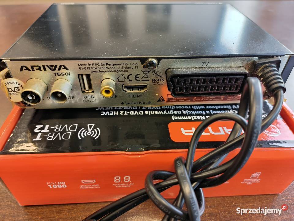 Dekoder DVBT2 Manta Tychy