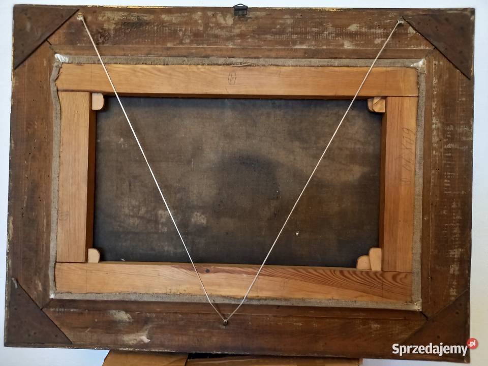 Obraz olejny zabytkowy Fiord Norweski Malarstwo Toruń