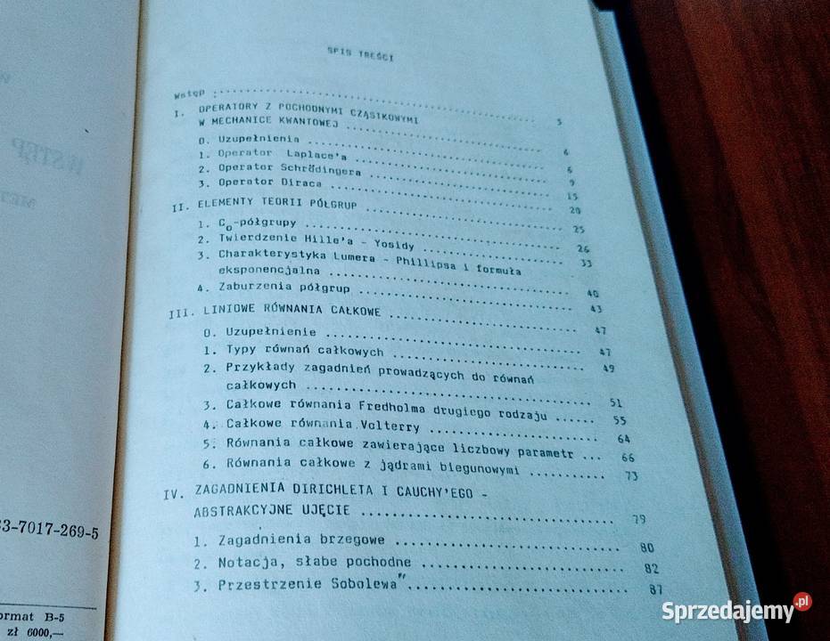 Metody matematyczne fizyki II Majewski