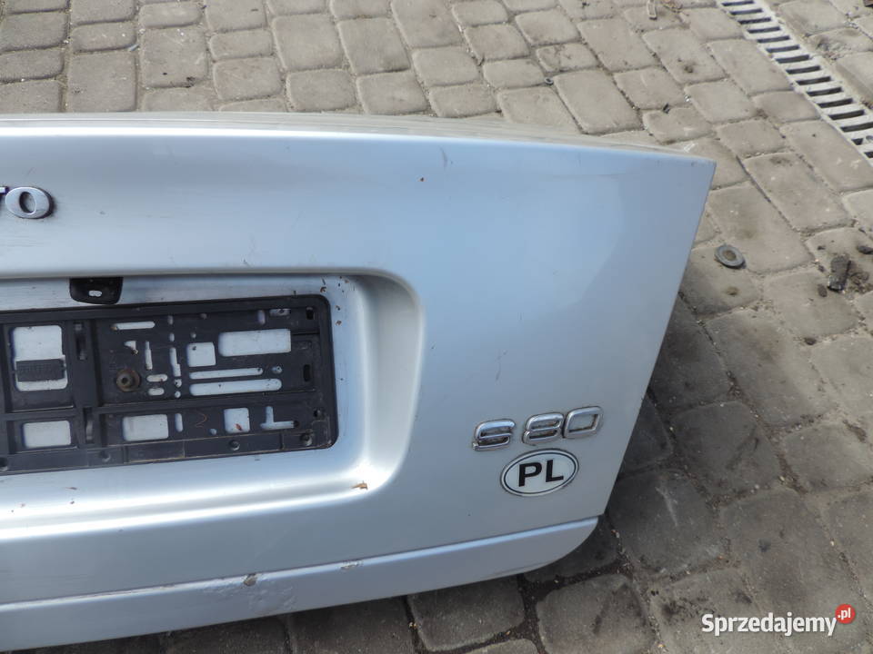 TYLNA KLAPA BAGAŻNIKA VOLVO S80 I 00R SEDAN Klapy bagażnika Nowy Sącz