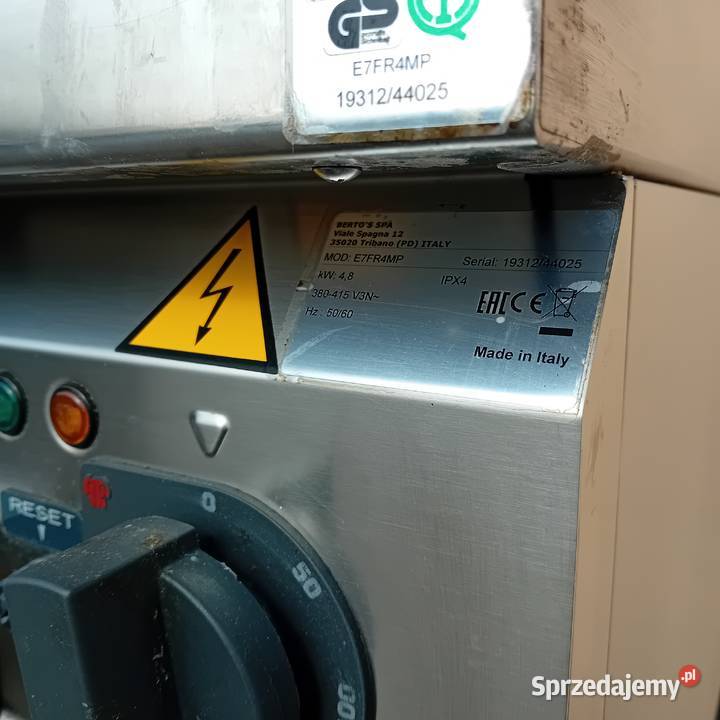 Grill elektryczny ryflowany 36242