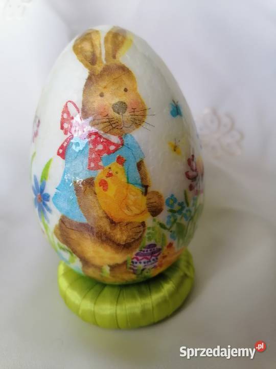jajko psanka zają 12 hand made Dekoracje i ozdoby Sierpc