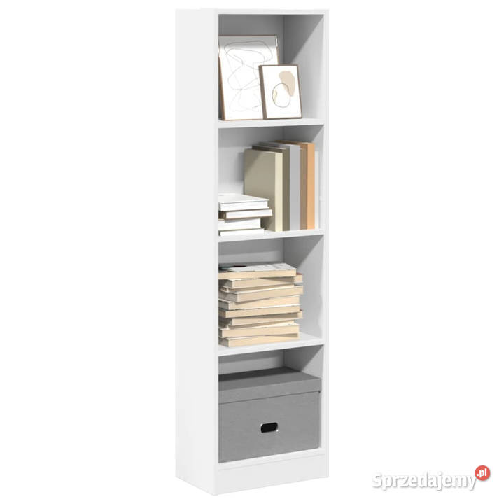 Regał biały 40x24x143 materiał drewnopochodny Regały Warszawa