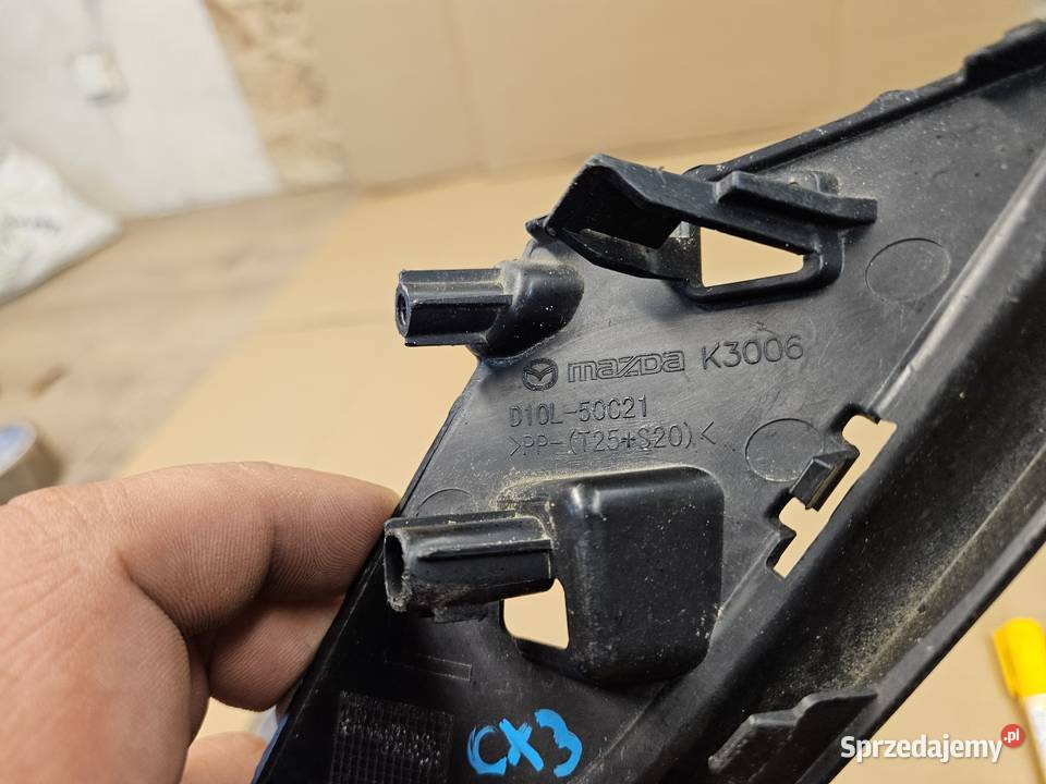 MAZDA CX3 CX3 KRATKA LISTWA ZDERZAKA PRZÓD LEWA Międzychód