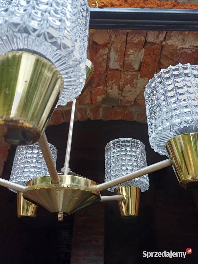 Retro zyrandol pająk firmy Kamenick enov Lubań sprzedam