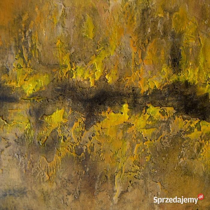 Tierra de Ambar abstrakcja nowoczesny obraz pomorskie Malbork sprzedam