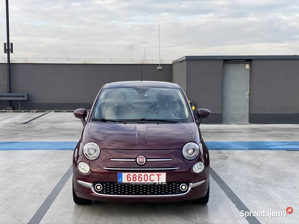Fiat 500 2017 pierwszego właściciela elektrochrom. lusterko wst. Warszawa