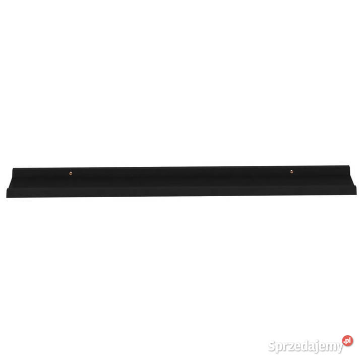 Półki ścienne 4 czarne 100x9x3 WM326670 Warszawa sprzedam