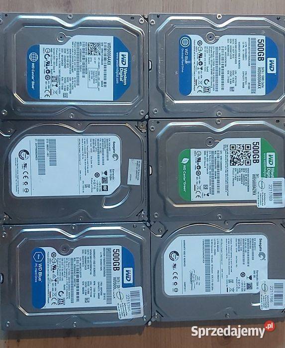 Dyski SSD 120 GB HDD 1TB500 GB Przygodziczki