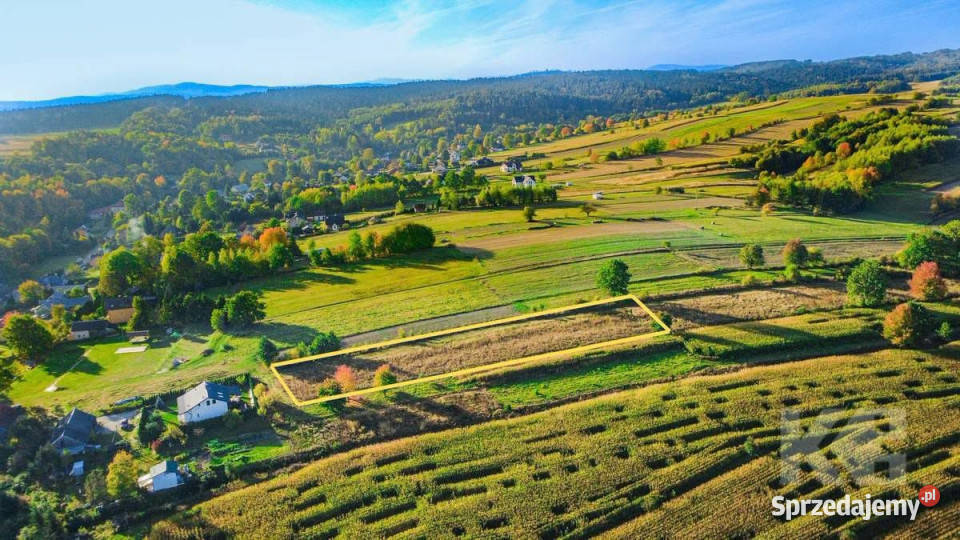 Działka Zahutyń 1500m2