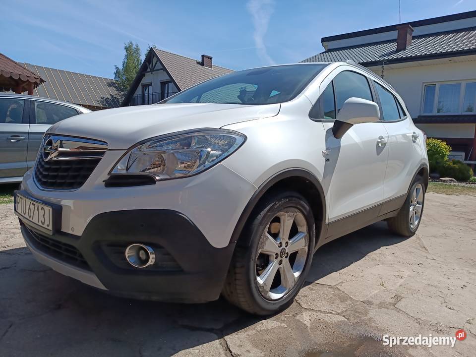 Opel Mokka 2014 17CDTI Niski przebieg Biała welurowa tapicerka Mokka Turek