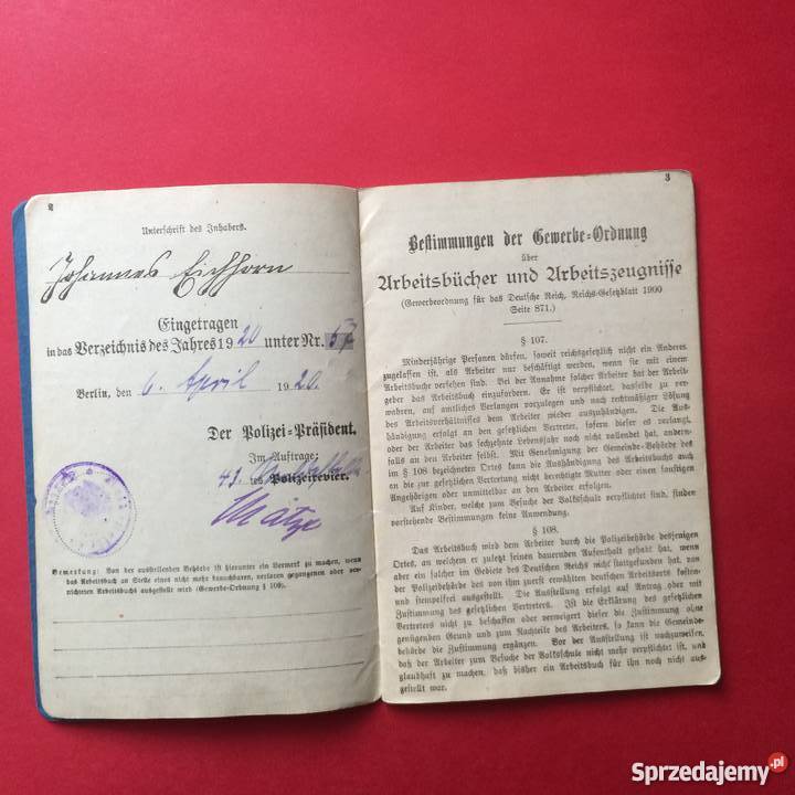 Urbeitsbuch Szczecin