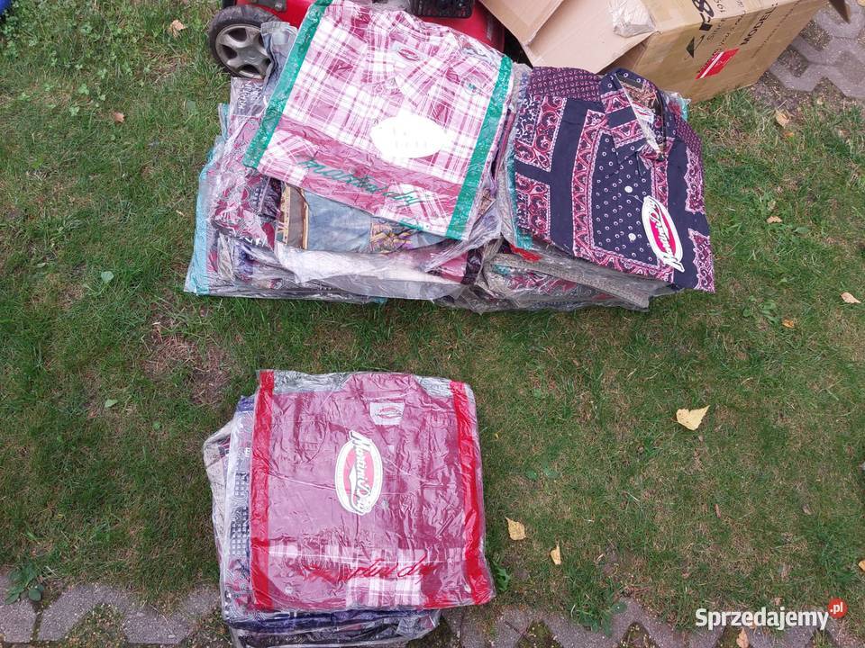 Koszule męskie długi i krótki rękaw 250sztuk Białystok
