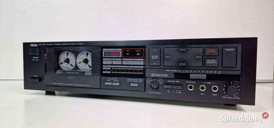 Magnetofon cassette deck Yamaha K520 K 520 Magnetofony Międzychód