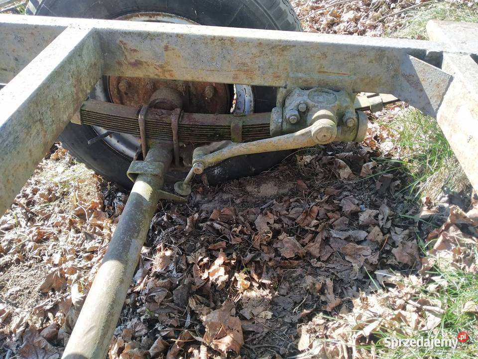 Oś z amortyzatorami rama syrena bosto zabytek uszkodzony Bosto Biała Podlaska