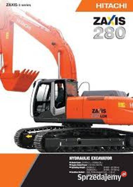 ZX 30 Zaxis Instrukcja katalog Hitachi napraw Szamotuły
