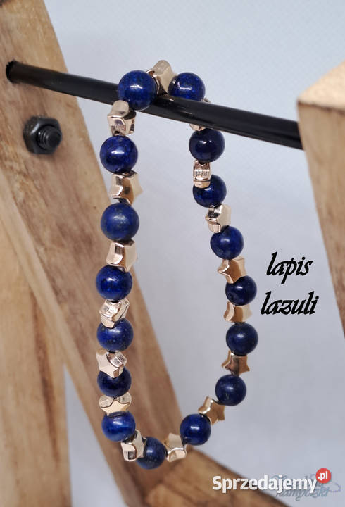 Bransoletka lapis lazuli gwiazdki Warszawa