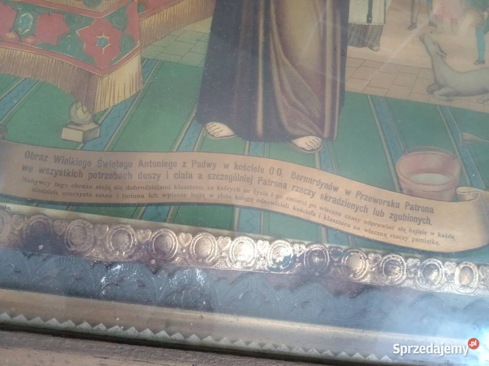 Święty obraz Przeworsk przedwojnie małopolskie Gdów sprzedam