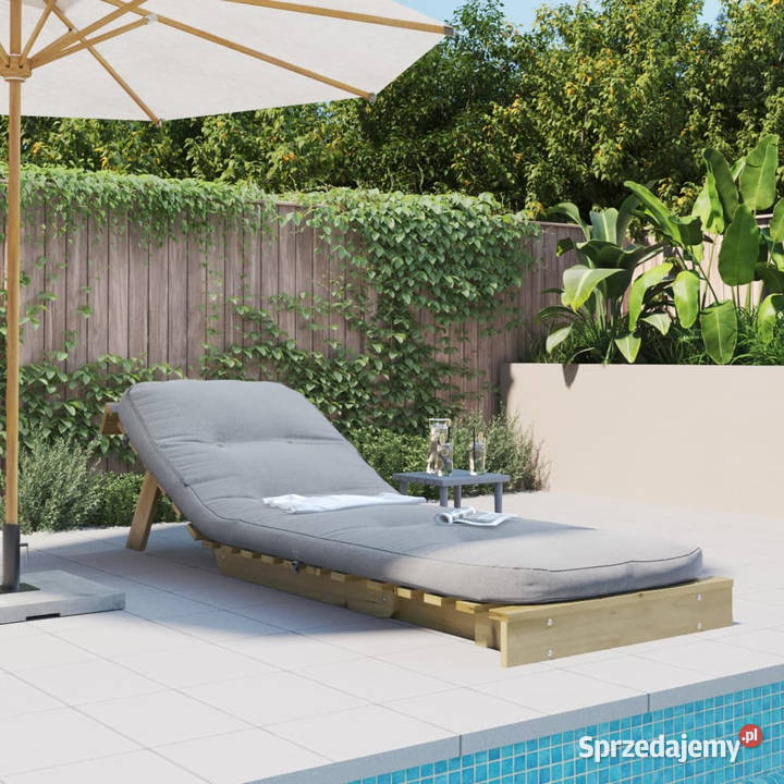 Sofa rozkładana futon z materacem 70x206x11